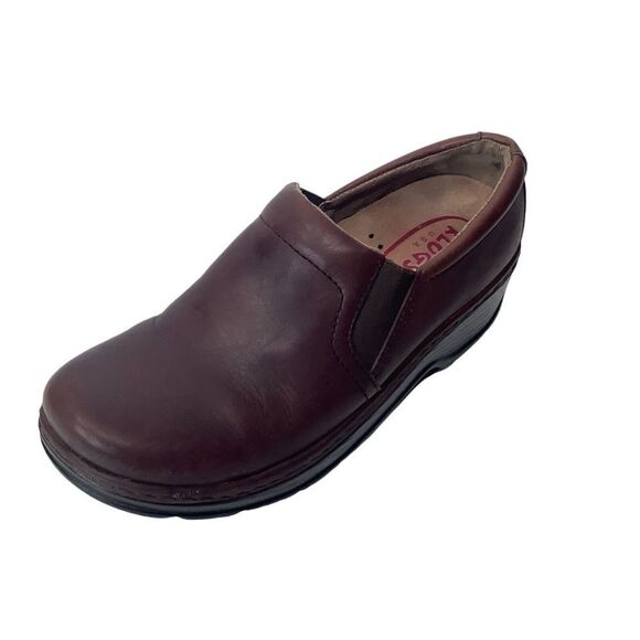 Klogs USA Women's Brown Clog Shoes size 9.5 M Leather Upper Comfort Slip on - Picture 1 of 12